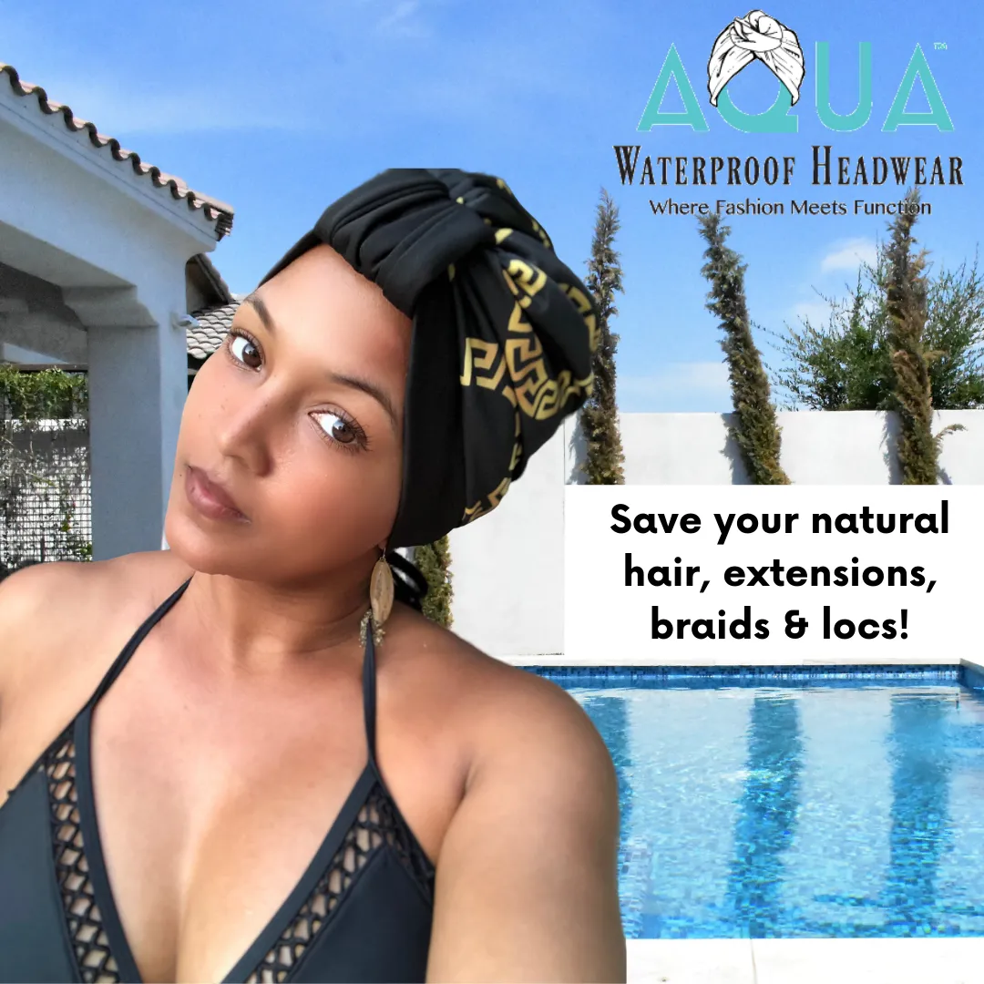 AQUA Luxe Banded Turban (Icon)