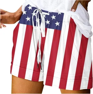 Biker Shorts Cotton Casual Striped Shorts Pocket Pants Biker Shorts White Shorts for Woman White Jean Shorts