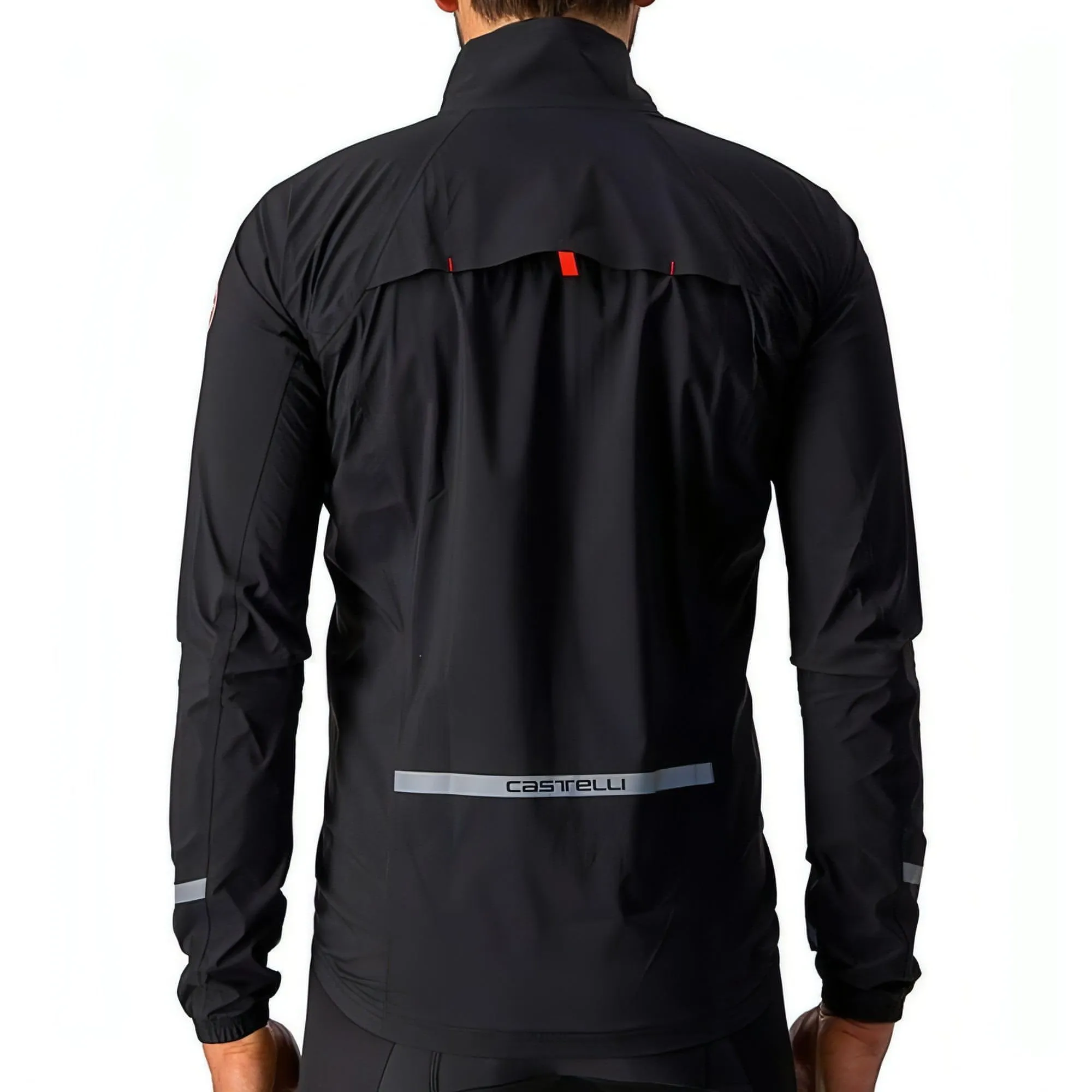 Castelli Emergency 2 Rain Waterproof Mens Cycling Jacket - Black