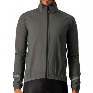 Castelli Emergency 2 Rain Waterproof Mens Cycling Jacket - Green
