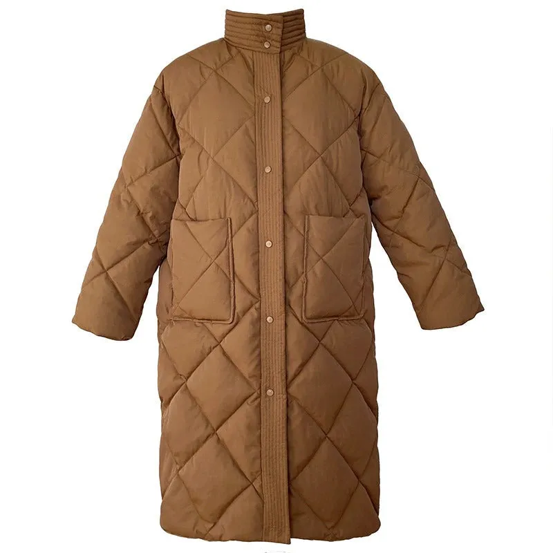 Chic and Cozy Padded Winter Coat Belted Jackets