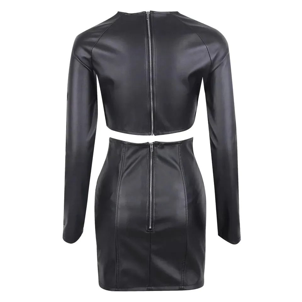 Chic Mini High-Waisted Skirt  - Culture Heaven Special