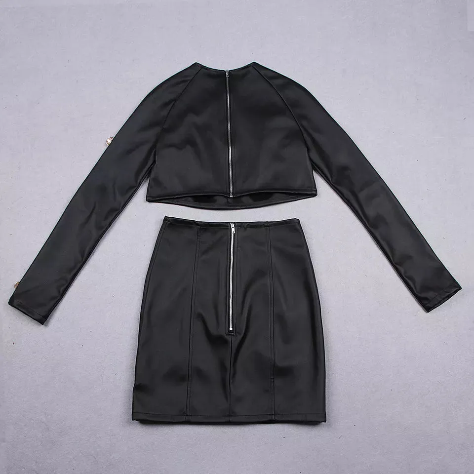 Chic Mini High-Waisted Skirt  - Culture Heaven Special