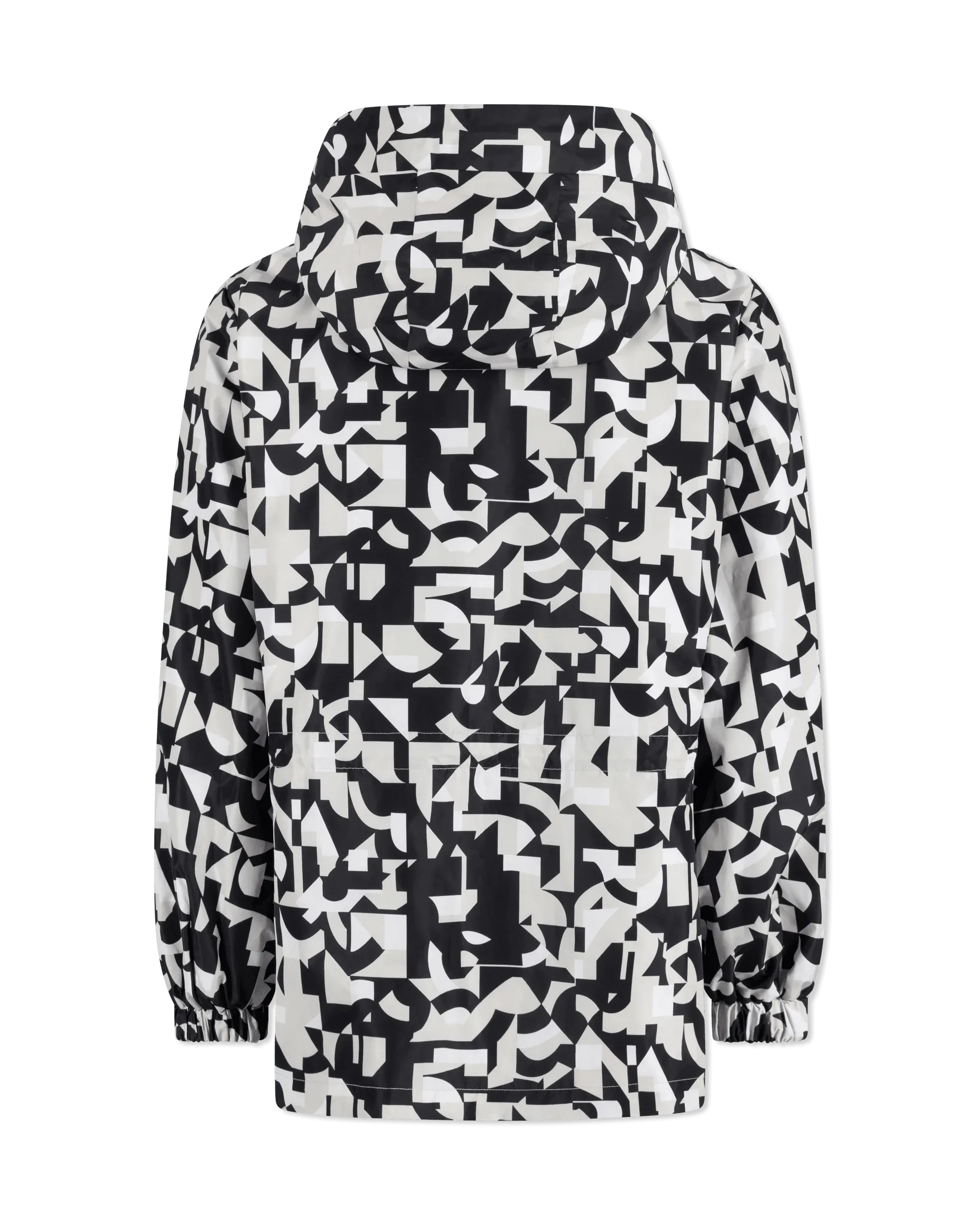 Delia Abstract Print Reversible Jacket
