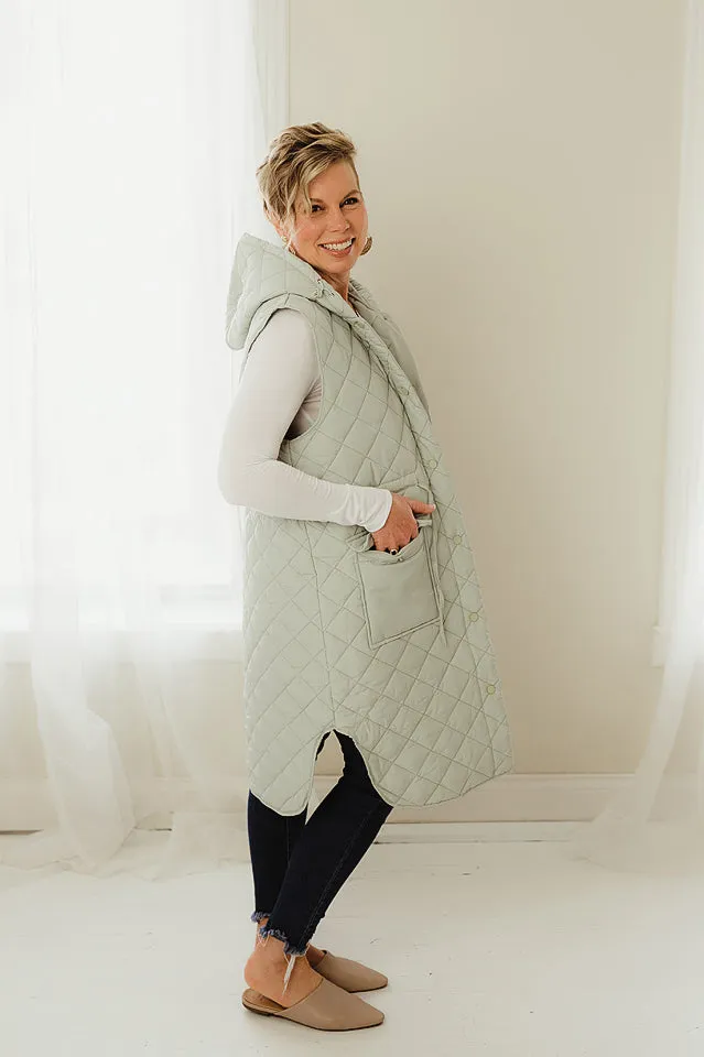 Hooded Oversized Vest