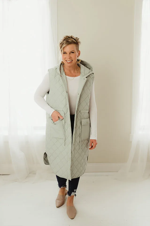 Hooded Oversized Vest