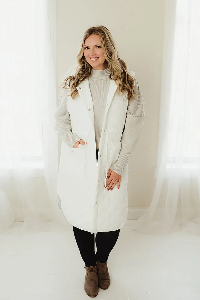 Hooded Oversized Vest