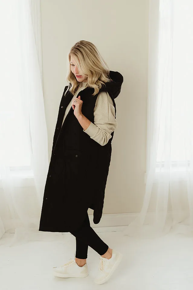 Hooded Oversized Vest