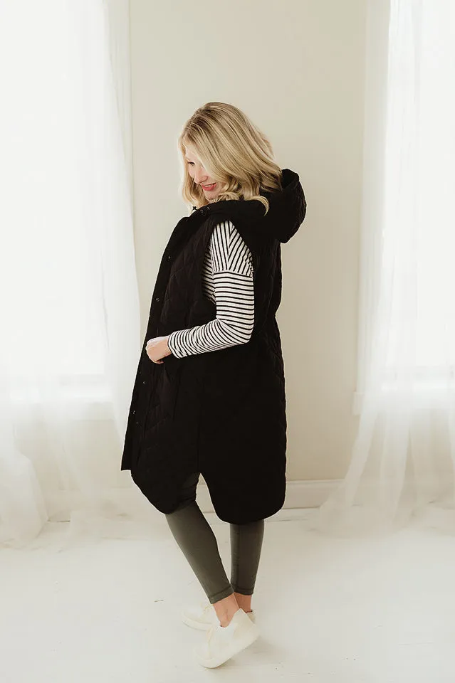 Hooded Oversized Vest