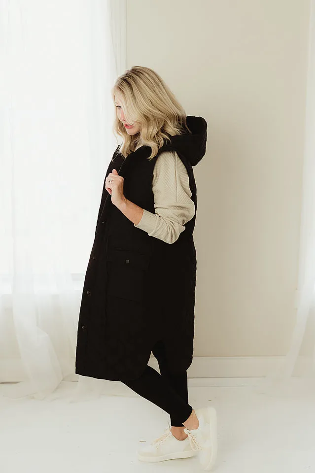 Hooded Oversized Vest