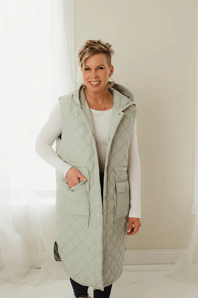 Hooded Oversized Vest
