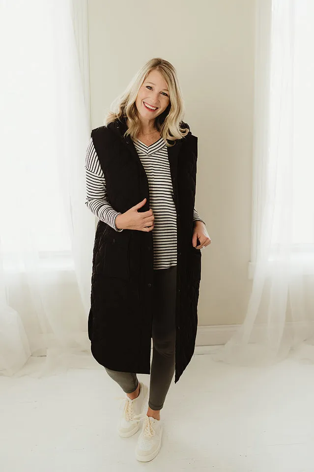 Hooded Oversized Vest