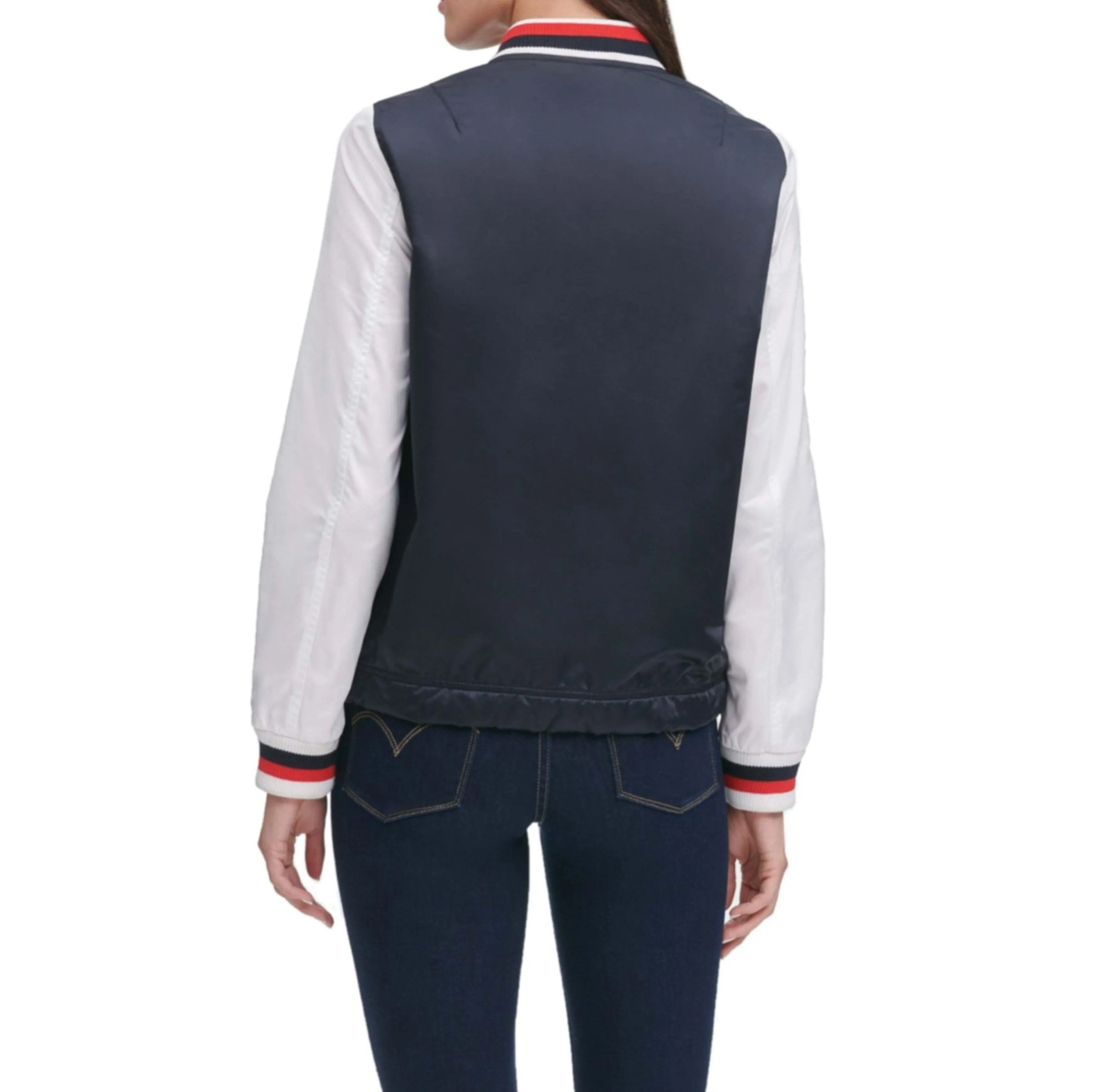 Levi's Color Block Zip Up Bomber Jacket