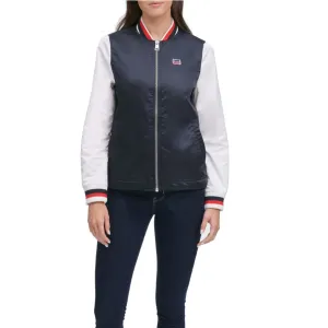 Levi's Color Block Zip Up Bomber Jacket