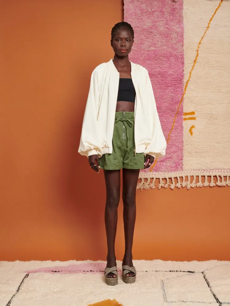 Lina High-Waisted Shorts
