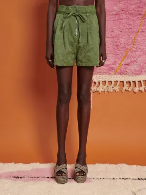 Lina High-Waisted Shorts