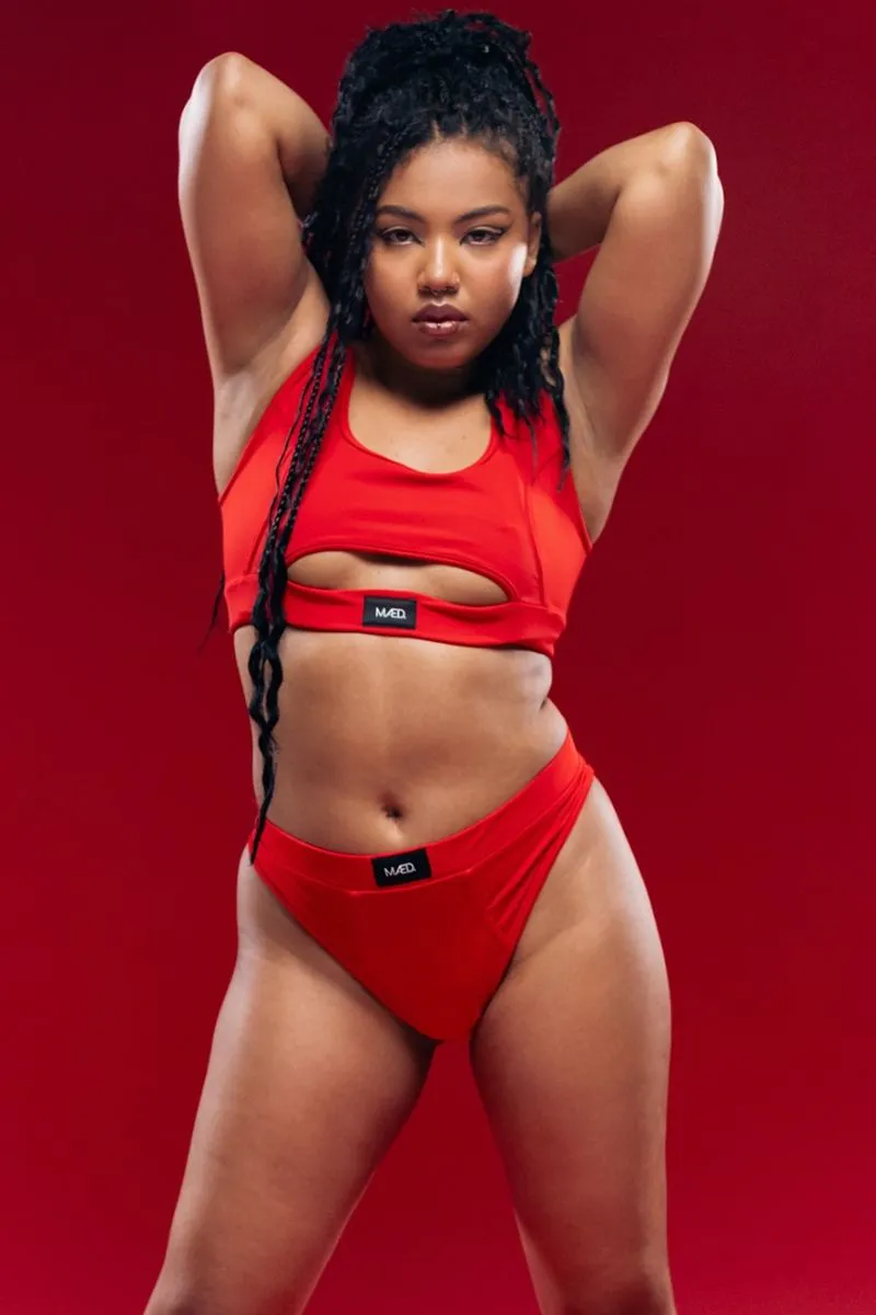 MÆD Offset Bottoms - Red