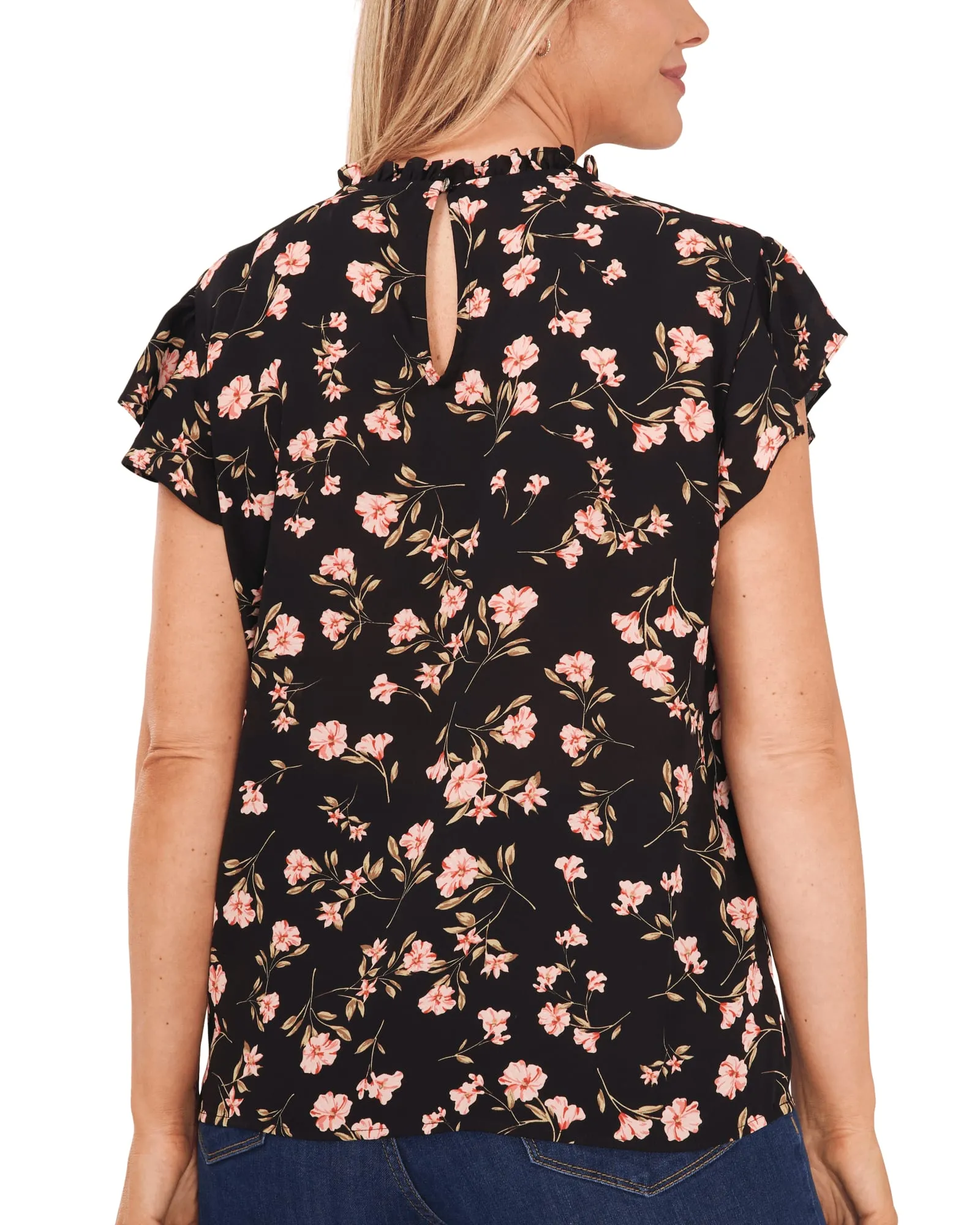 Meriah Pintuck Blouse | RICH BLACK