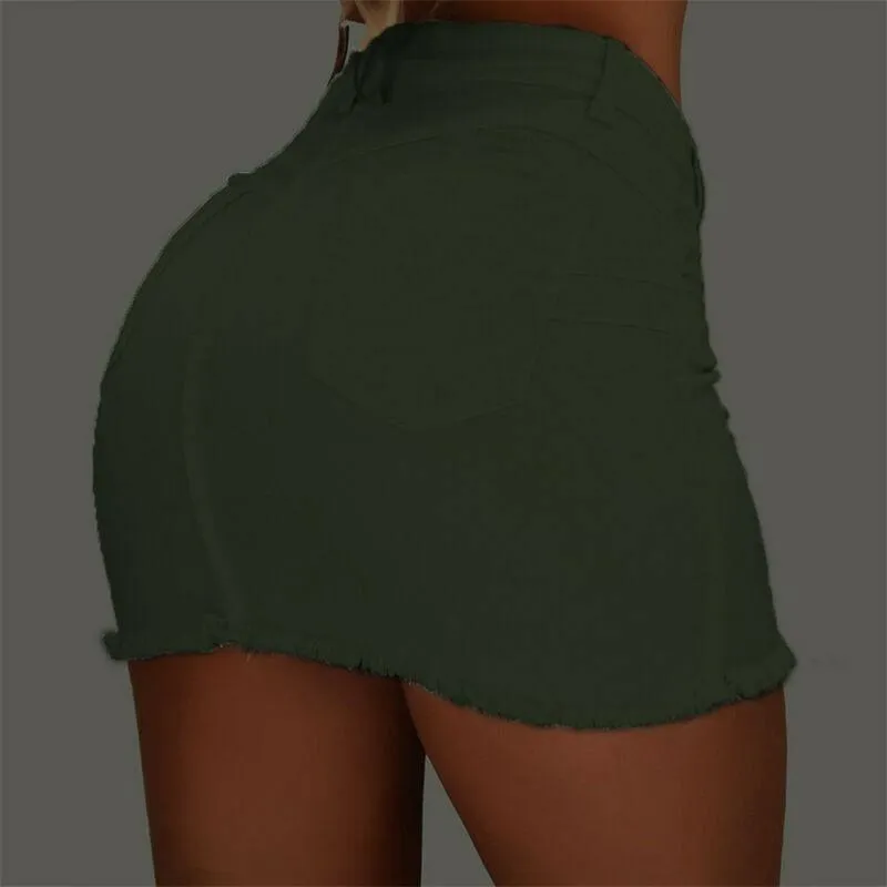 Mini Skirts Strench High Waist for Women