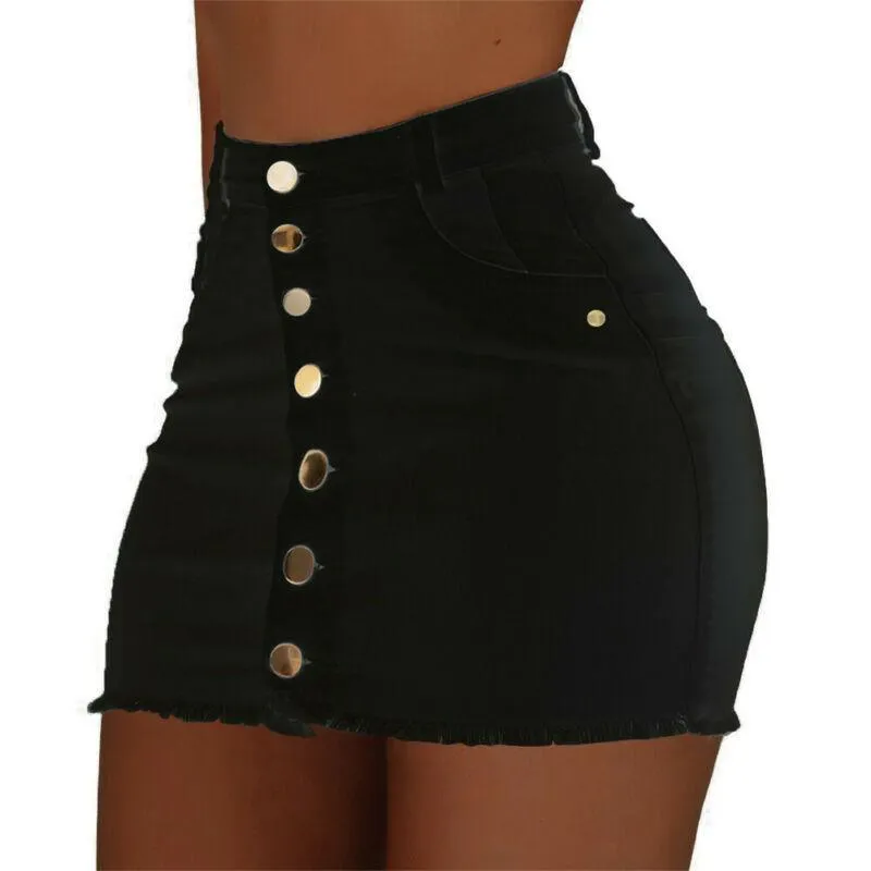 Mini Skirts Strench High Waist for Women