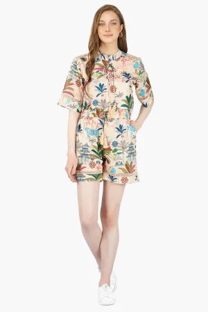 Moku Tiger Printed Shorts