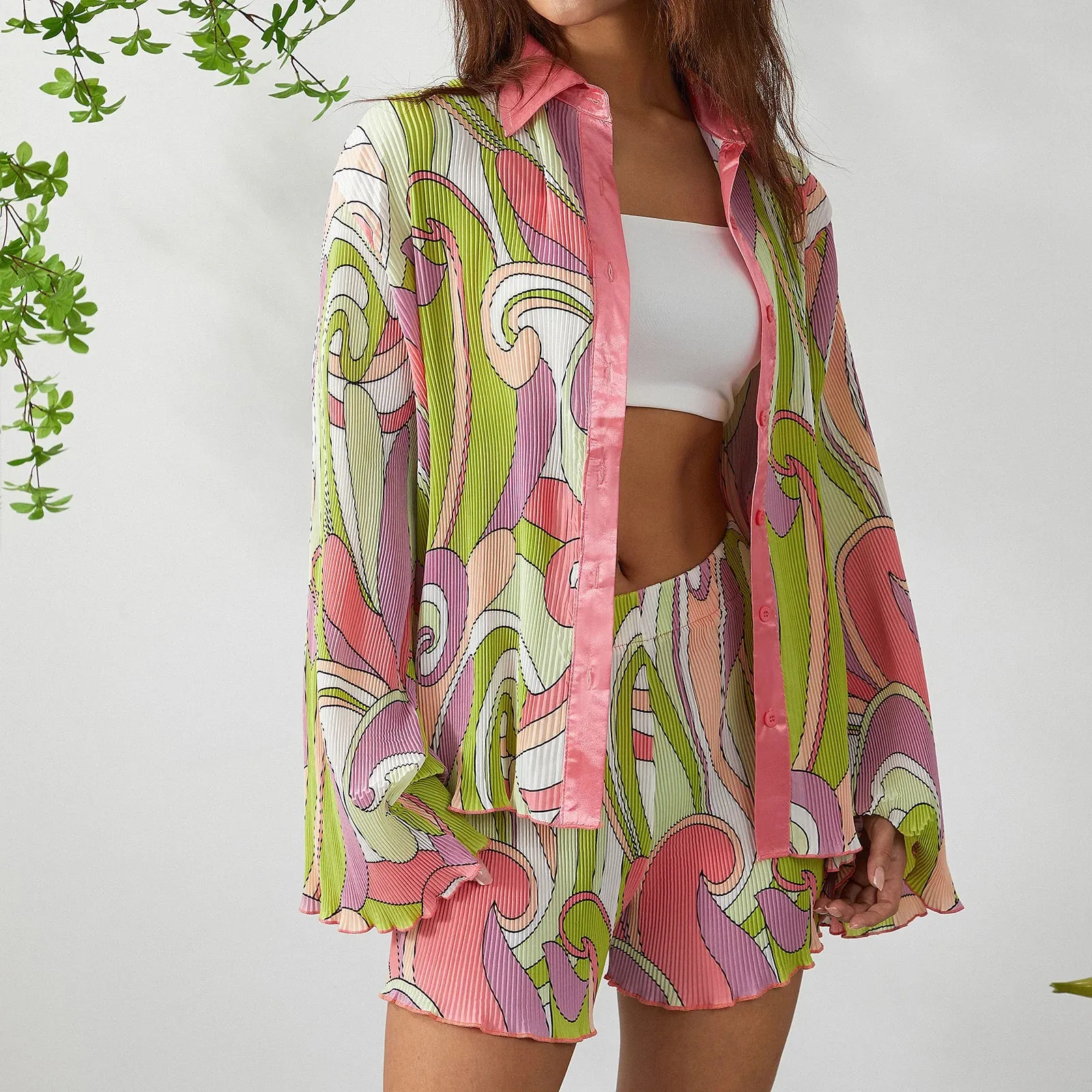 Patterned Paradise Twinset