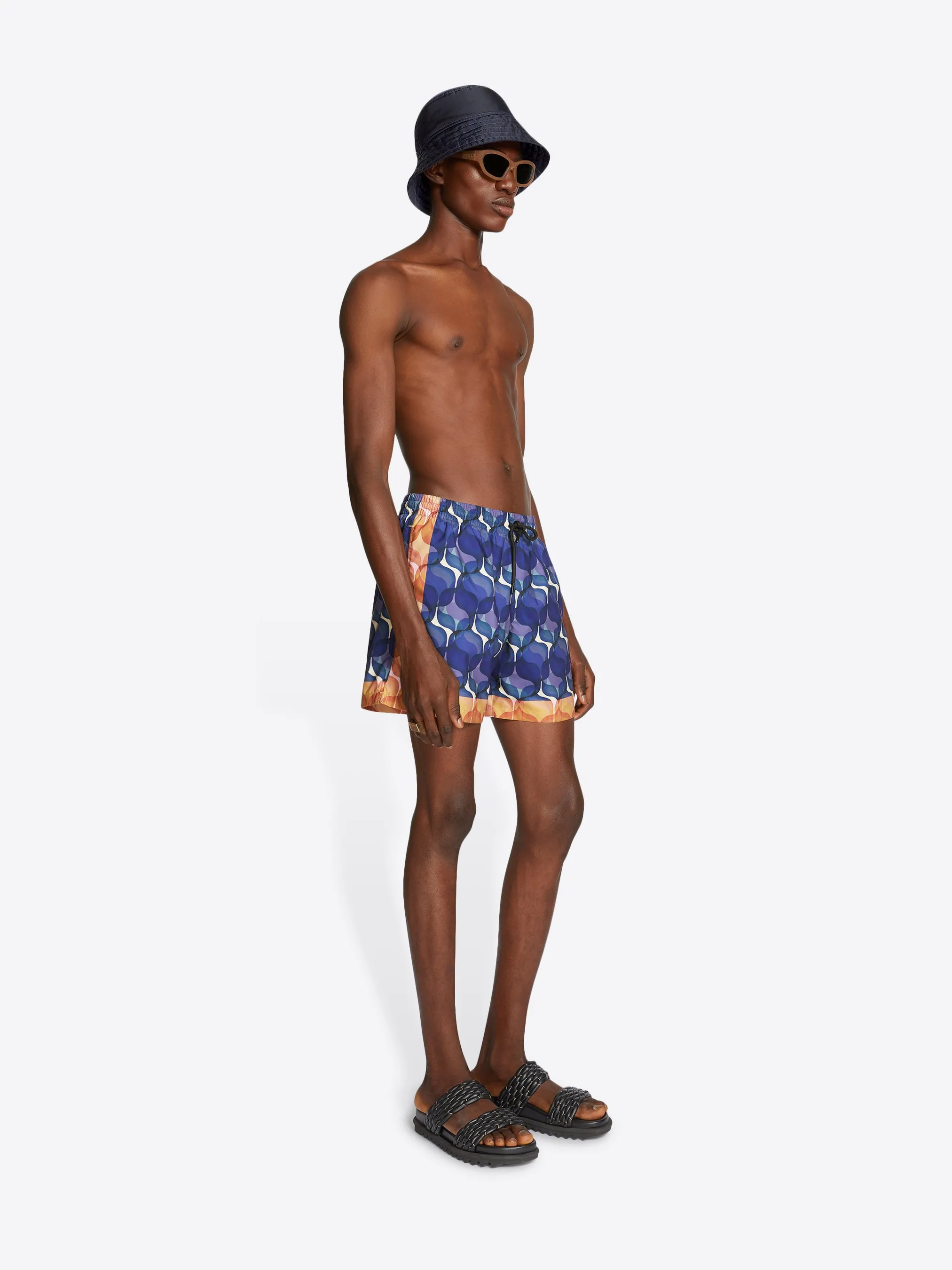 Printed swim shorts