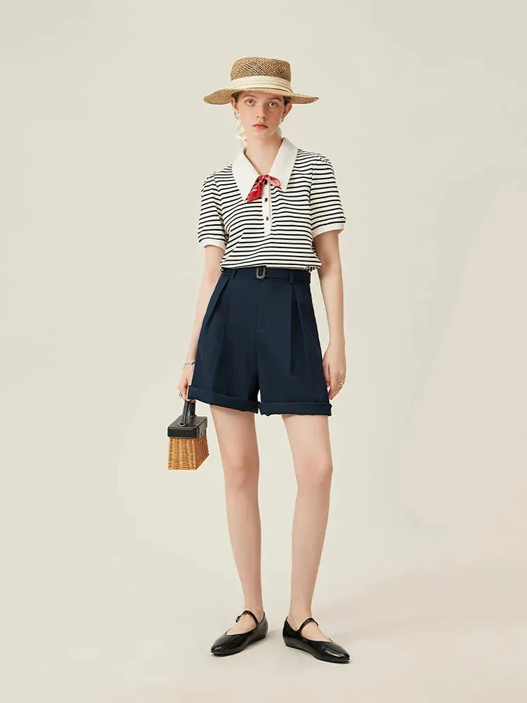Slimming High Waisted Summer Shorts