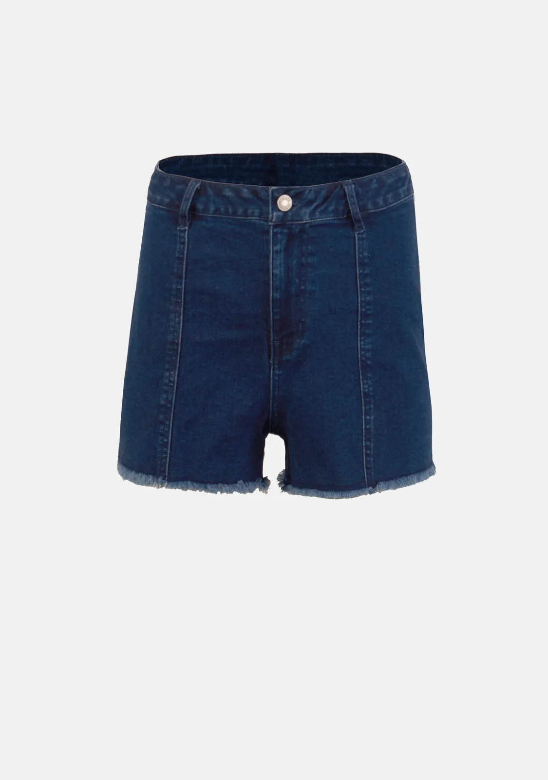 Star Patch Detail Denim Shorts