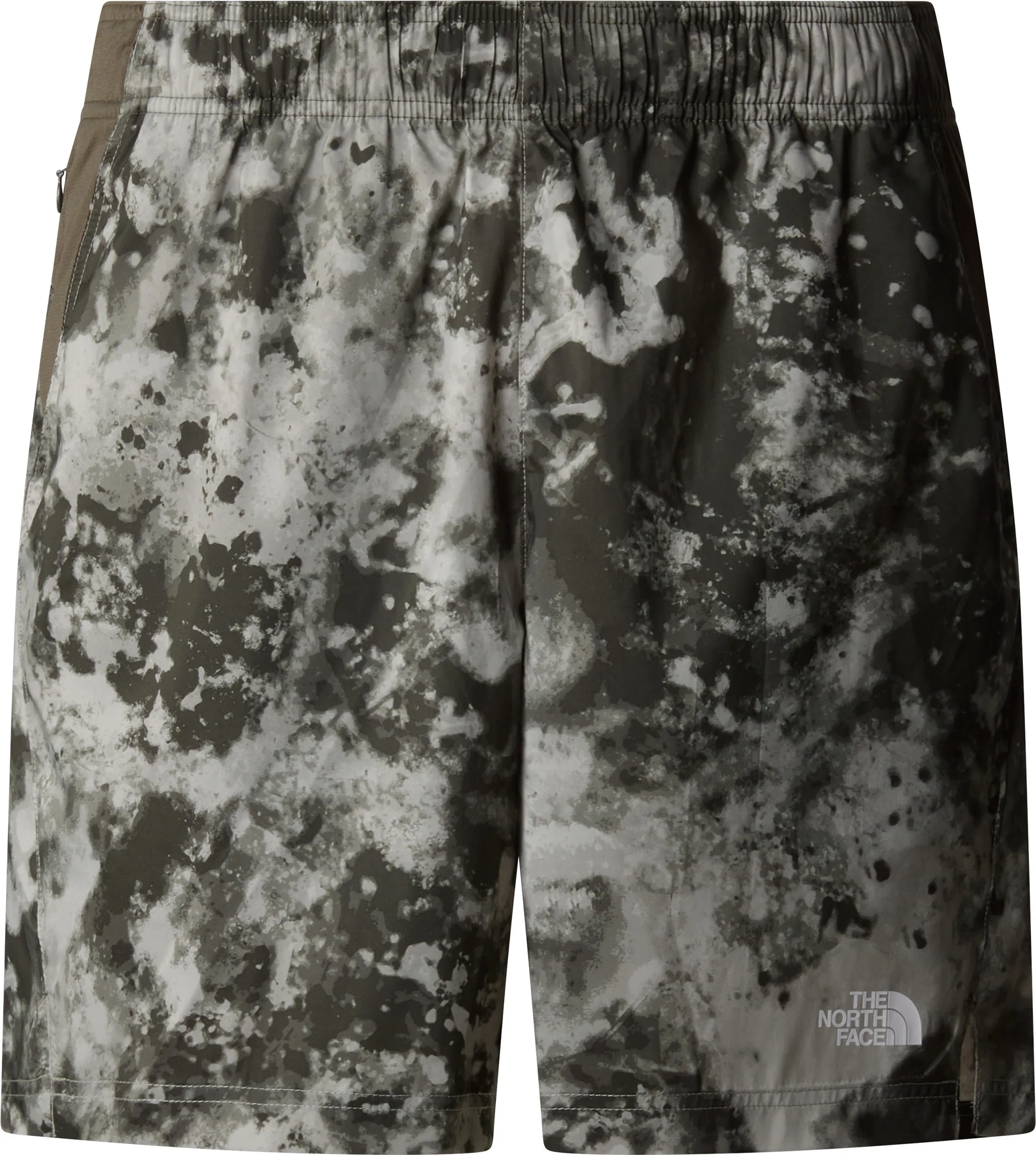 The North Face Men&#x27;s 24/7 Printed Shorts Clay Grey Micro Halfdome Print/New Taupe Green | Buy The North Face Men&#x27;s 24/7 Printed Shorts Clay Grey Micro Halfdome Print/New Taupe Green here | Outnorth