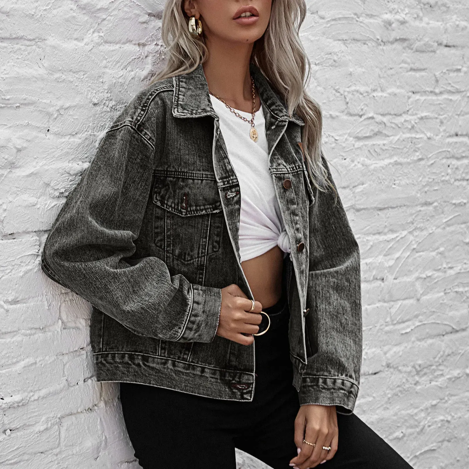 Toleet-Winter and Autumn Outfits Christmas/Thanksgiving_Retro Plus Size Stylish Chic Trendy Elegant Fashionable Versatile Classic Jacket