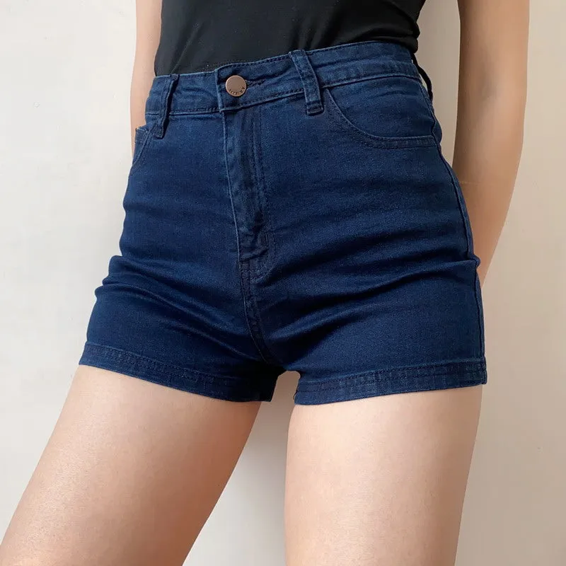 Wenkouban - Shape Denim Shorts