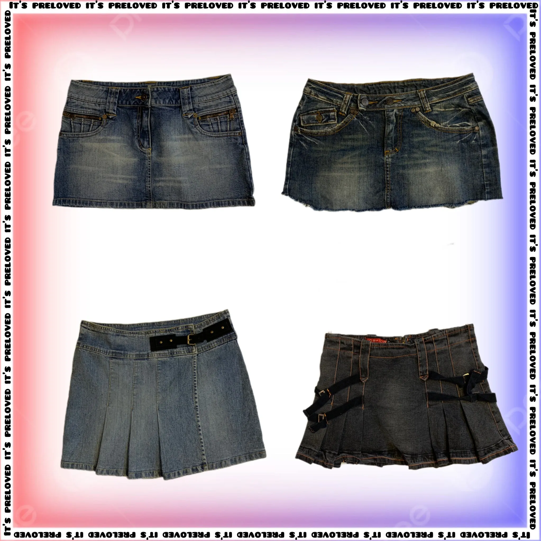 Y2K Micro Mini Skirts (SS-642)